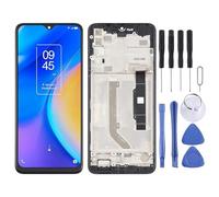 Accessoires de Remplacement du téléphone Mobile Écran LCD TFT pour TCL 20 SE T761H Digitizier Assemblage Complet avec Cadre (Noir) Réparation