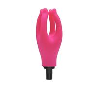 Accessoires de remplacement for masseur de fascia doux au toucher, livrés avec 3 types de têtes, touchant étroitement la peau for réveiller la vitalité du corps(Pink 3 types of interfaces)