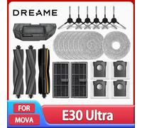 Accessoires de remplacement pour aspirateur Robot MOVA E30 Ultra, brosse latérale principale, tissu de vadrouille, filtre HEPA, sac à poussière, pièces de rechange Dust Box