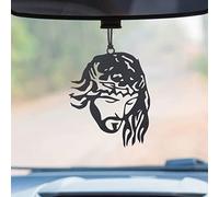 Accessoires de rétroviseur - Accessoires de Suspension de rétroviseur de Voiture - Pendentif de Voiture, décoration de Voiture - Ornements de Voiture balançoires pour Hommes et Femmes Cintre - Noir