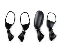 Accessoires de rétroviseur de rétroviseur latéral de moto adaptés pour Suzuki Katana GSX600F GSX750F 1998-2006 (Noir)