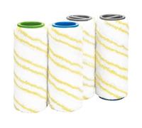 Accessoires De Rouleaux En Microfibre, Compatibles For Karcher, FC7 FC5 FC3 2.055-006.0 For Le Nettoyage Des Sols Durs Rouleaux De Remplacement Smart Home.(4pcs)