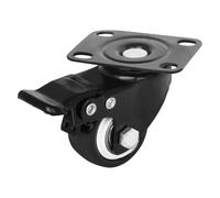 Accessoires de roulettes de piano Roue en métal d ' alimentation mobile Roues de roulette de piano robustes avec accessoire de meuble de frein Roulettes coulissantes Roue à roulettes inférieure