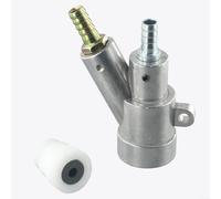 Accessoires de sablage en acier inoxydable, avec buse en carbure de bore 35 x 20 x 8 mm, fixation pour outils pneumatiques pour machines de sablage manuelles et automatiques