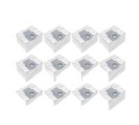 Accessoires de sac d'aspirateur, compatibles for Roborock S8 Pro Ultra/ S7 Maxv Ultra/Q7 Max/Q8 Max Puls Ultra(Schwarz:12pcs)