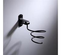 Accessoires de Salle de Bain en Aluminium Porte-Serviettes Noir Porte-Serviettes Porte-sèche-Cheveux Porte-Papier hygiénique Mural Porte-Savon, Porte-Ventilateur
