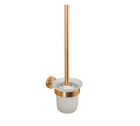 Accessoires de Salle de Bain en Or Rose brossé, Porte-Papier Brosse de Toilette, Porte-Serviettes, Crochets de Barre, Porte-Brosse à Dents en Acier Inoxydable, Porte-Brosse de Toilette