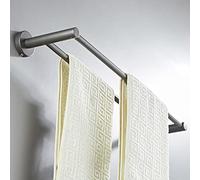 Accessoires de Salle de Bain Gris Ensemble Porte-brossage en Laiton WC Roll Paper Paper Shelf Rail Douche de Douche Mural Crochet Coie-sèche-Cheveux, Barre de Serviette Unique LWX