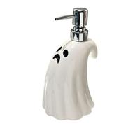 Accessoires de salle de bain mignons Distributeur De Savon En Céramique White Ghost Avec Pompe Bouteille pompe en céramique