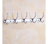 Accessoires de Salle de Bain Modernes Ensemble avec étagère de Douche en Laiton Silver Crystal Papier de Toilette Mur Mur-Serviette Barre de Serviette et Porte-Pinceau Toilet LWX