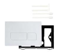 Accessoires de salle de bain - Planche de rinçage pour réservoirs d'eau dissimulés - Double plaque UP300 UP320 - Panneau de presse encastré