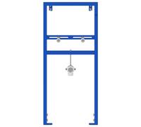 Accessoires de salle de bain vidaXL Bleu Métal 50 x 17,5 x 136 cm