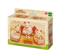 Ensemble Canapé, 2 Fauteuils et Table Basse Sylvanian Families - Le Village