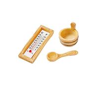 Accessoires de sauna, 3 pc, env. 3-6 cm