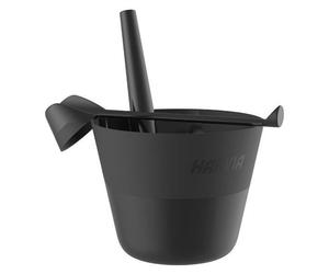 Accessoires de sauna Harvia Click seau et louche en plastique, noir