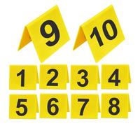 Accessoires De Scène De Crime,Numéros pour Scène de Crime - 10 Pièces Accessoires en Acrylique Numérotés pour Fête d'halloween Jeu d'Enquête et Adultes