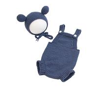 Accessoires de séance photo pour bébé, ensemble de costume, combinaison et bonnet avec oreilles d'ours, nouveau-né, photographie, vêtements, accessoires de studio photo, pour enfant fille et garçon
