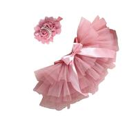 Accessoires De Séance Photo Pour Bébés Filles Nœud Papillon Nouveau-né Jupe Bouffante En Tulle Bandeau À Fleurs Jolie Tenue Photographie Robe Bébé
