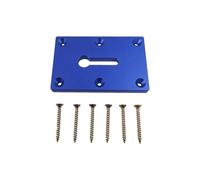 Accessoires de serrage for établi en alliage d'aluminium, plaque d'insertion for établi, outil de travail du bois(Blauw)