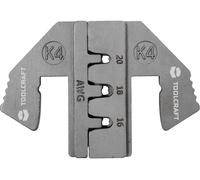 Accessoires de sertissage TOOLCRAFT PLE-0K4 Conçu pour connecteur mâle: DEUTSCH Plage de serrage AWG: 16 à 20 AWG adapté pour marque (pinces): TOOLCRAFT PZ-500