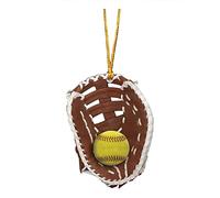Accessoires de softball Pendentifs décorés Gants de softball Décoration plate pour les amateurs de softball Athlètes Cadeaux 2026 Nouveau, C, taille unique
