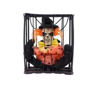 Accessoires de spectre mobile d'Halloween avec effet lumineux - Style squelette facile à installer - Décoration d'intérieur et d'extérieur - Décorations effrayantes pour fête d'Halloween