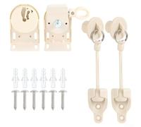 Accessoires de store enrouleur, durable et coupe-vent, pour l'extérieur, beige et noir, options base de rideau anti-âge, accessoires pour terrasse (beige)