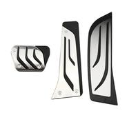 Accessoires De Style Intérieur Pour Repose-pieds De Voiture En Acier Inoxydable Conduite À Droite Pour Série 1 3 4 F20 F30 pièces de l'ensemble(AT with rest)