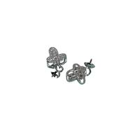 Accessoires de tissage de corde faits à la main pour pendentif de bénédiction d'amour soutenu par des perles en argent sterling., Métal