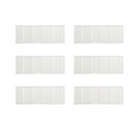 Accessoires de tissus de vadrouilles de filtre HEPA de brosse latérale de rouleau d'aspirateur, compatibles for Tikom G8000 Pro(Packaging 4-6PCS)