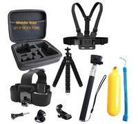 Accessoires de trépied pour GoPro Hero 13 12 11 10 9 support flottant Bobber Selfie Stick Go Pro 8 7 6 5 4 pour DJI OSMO Action 5Pro 4 3 Insta360 X4 X3 SJ4000 ENEK H9R caméra Étoffe