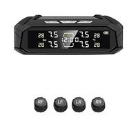 Accessoires De Véhicule Capteur TPMS Système Intelligent À 8 Bars For Voitures Camion Avec Écran LCD Énergie Solaire Surveillance Précise En Temps Réel(K10-External Sensors)