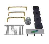 Accessoires De Vélo À Doigts En Alliage, Scooter À Doigts, Ensemble De Skateboard, Chaussures Deux Mini Roues Bmx Jouets Outils Scooter Vélo Pour Enfants S6x5 10 Pièces