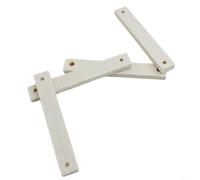 Accessoires de vélo d'appartement 4 plaquettes de frein en laine ou en cuir de vache pour une meilleure sécurité (2 plaquettes en cuir de vache)