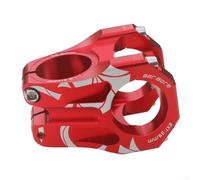 Accessoires de vélo de montagne creux à tige courte en alliage d'aluminium pour vélos de route et hors route (rouge)