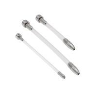 Accessoires de verrouillage de chasteté plats amovibles, dispositif de chasteté en acier inoxydable, long tuyau en Silicone, tige creuse en métal pour oeil de cheval, ensemble de bouchons d'urètre