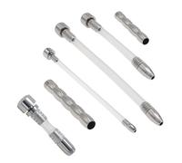 Accessoires de verrouillage de chasteté plats amovibles, dispositif de chasteté en acier inoxydable, long tuyau en Silicone, tige creuse en métal pour oeil de cheval, ensemble de bouchons d'urètre