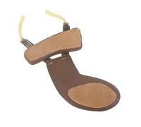 accessoires de violon menton, Mentonnière rembourrée for violon, épaulière multicolore, plusieurs tailles(Khaki 1-8 1-16)