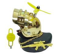 Accessoires de voiture Canard,Canard pour voiture,Ornements de voiture Lunettes cool Canard - Corne de canard de vélo, canard de guidon de moto, décorations de tableau de bord de voiture, convient au