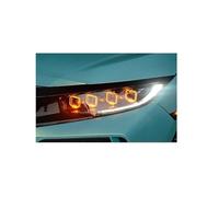 Accessoires de voiture Compatible Pour les phares Honda Civic X 2016-2021 Civic 10e génération, phares DRL, clignotants dynamiques, projecteur de feux de route