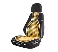 Accessoires de Voiture HP 19117 Coussin de Selle à Bille en Bois Beige