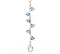 Accessoires de Voiture Suspendus, Accessoires Suspendus de Miroir Voiture muguet, Attrape-Soleil Fleur Mignon, décor pour Les Femmes (Bleu)