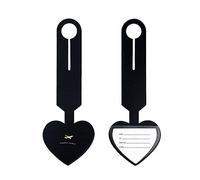Accessoires de voyage valise bagage cœur étiquette souple portable pendentif ID adresse invitation étiquette bagage sac à dos valise cœur simple pendentif nom adresse invitation étiquette bagage