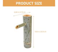 Accessoires D'eau En Bambou,Filtre Précieux,Pour Salon,Cour,Tube Fait À La Main,Ornements Décoratifs De Fortune,Fontaine De Jardin - Type Green #B