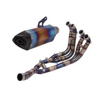 Accessoires d'échappement Accessoires De Moto En Alliage Titane Échappement Avant Tuyau Intermédiaire Collecteur Tube Silencieux Pour BMW S1000 R S1000R 2021-2022
