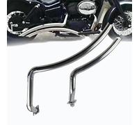 Accessoires d'échappement Pour H-ONDA Pour Shadow VT750/ Pour Spirit 750/ Phantom VT750C VT750C2 VT750C2B VT750DC ACE750 Pour Pour Aero 750 Moto Silencieux D'échappement(Silver)