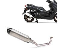 Accessoires d'échappement Pour Y-AMAHA Nmax 155 Nmax155 2021 2022 Échappement Moto Entièrement En Fibre De Carbone Véritable