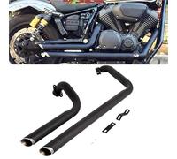 Accessoires d'échappement Pour Y-AMAHA V-Star 950 XVS950 2014 2015 2016 2017 2018 2019 2020 2021 2022 2023 2024 Pot D'échappement Moto Complet Tuyau De Liaison Avant(Nero)
