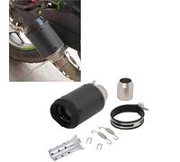 Accessoires d'échappement Silencieux D'échappement Moto En Acier Inoxydable Pour Y-AMAHA R3, R6, MT07, MT09, Pour DUKE390 Pour BMW S1000(Nero)