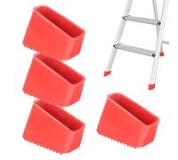 Accessoires d'échelle, 4PCS Pieds à l'échelle Taft en caoutchouc, accessoires non glissés, Caps de pied de remplacement pour les passages, pieds d'extension